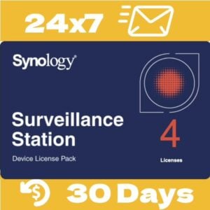 Synology-Surveillance-Station-Camera-License-CLP4 4-Camera-Key Pack