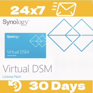 Synology Virtual DSM Lizenz_24x7_30D_Return_VDSM01_Gelb