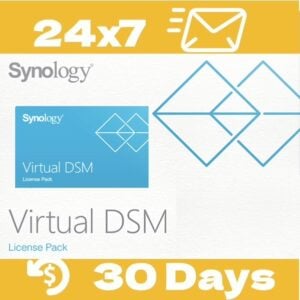 Synology Virtual DSM Lizenz_24x7_30D_Return_VDSM01_Gelb