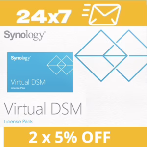 Synology Virtual DSM Licencia_24x7_30D_Devolución_VDSM01_Amarillo