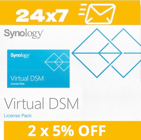 Synology Virtual DSM License Key 1-Instance | 24x7 Delivery