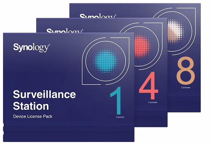 Synology Surveillance Station licenčni paket za 1 4 8 naprav