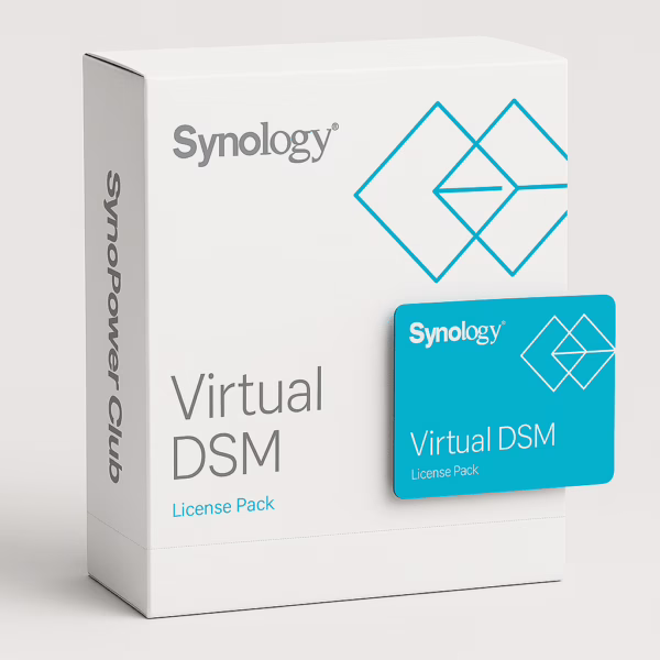 Synology Virtual DSM License 1 Instance 2025 Official Global Pack