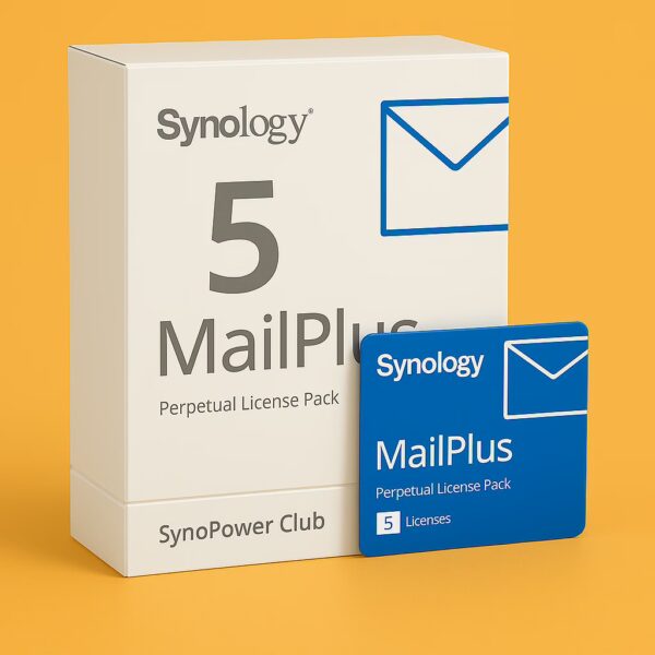 Synology MailPlus Licens_24x7_30D_Return_MP05_Gul Officiel
