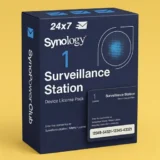 Synology ترخيص الكاميرا 1 حزمة_3D حزمة التراخيص الرسمية Synology Surveillance Station 1 – $52 لكل ترخيص - الموزع الرسمي SynoPower Club (مع صورة إثبات الترخيص) - إصدار الصندوق