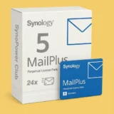 Synology MailPlusライセンス_05_24x7_MP5 Synology MailPlusライセンス5パック - ライセンスごとに$51 - 公式販売代理店SynoPower Club(ライセンス写真証明付き) - 24時間年中無休の即時配送 - ボックス版