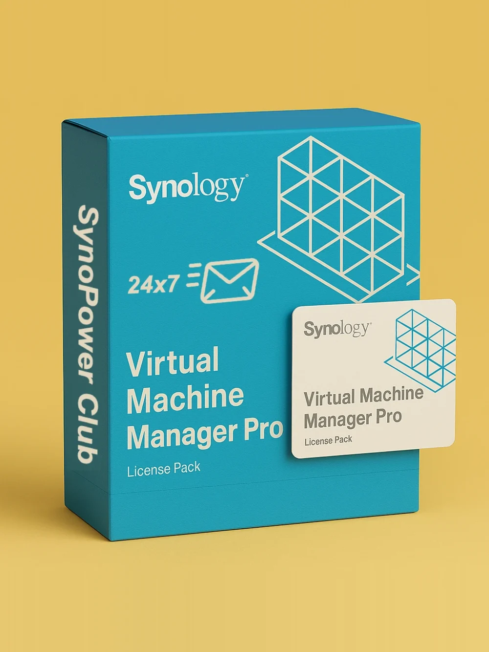Synology Virtual Machine Manager Pro (VMM Pro) License Synology Virtual Machine Manager Pro (VMM Pro) License box – official license key from SynoPower Club