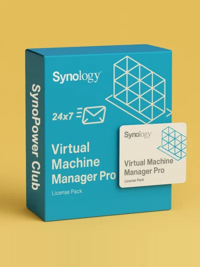 Synology Virtual Machine Manager Pro (VMM Pro) Pudełko licencyjne – oficjalny klucz licencyjny od SynoPower Club