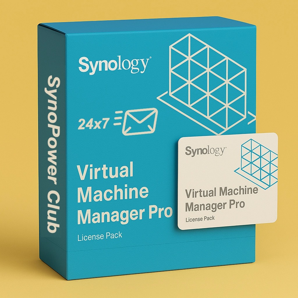 Synology VMM Pro_Y Licenza Pro Synology Virtual Machine Manager - Consegna immediata online 24 ore su 24, 7 giorni su 7 - SynoPower Club